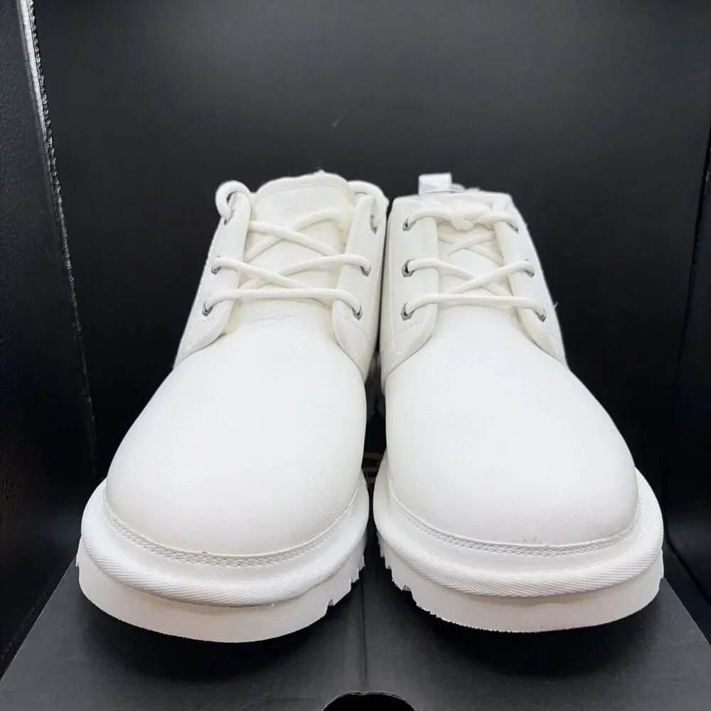 Ugg Neumel Leather White Mens Size 10 Winter Boots 1133777-WWH